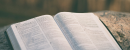 An open Bible